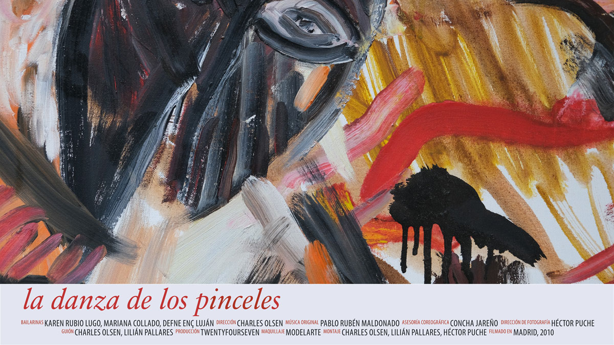 Poster of the short film The Dance of the Brushes.